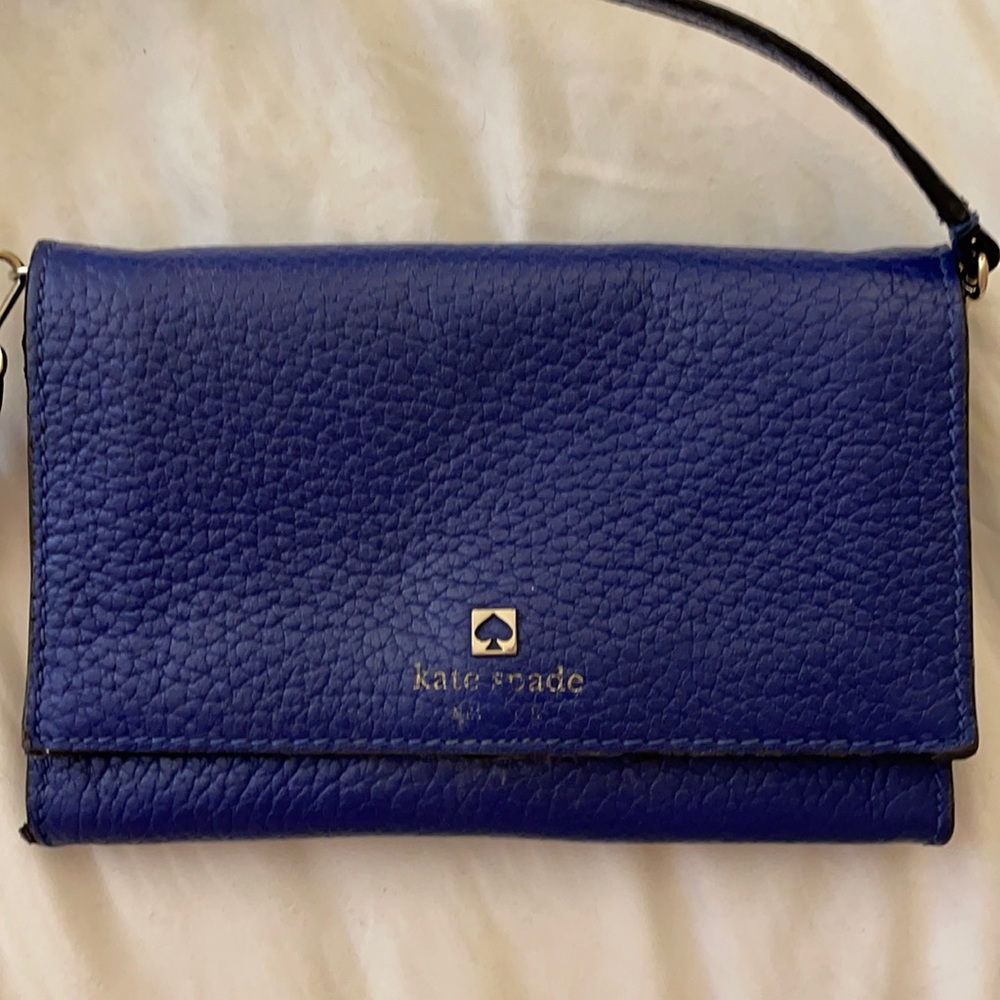 Blue Kate spade crossbody bag